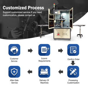 CNC101 Automatic Tube Printing Machine Glass Bottle Screen Printing Machine CNC Screen Printer