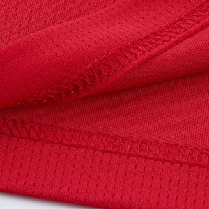 Ensemble d'uniformes de basket-ball unisexe à demi-manches rouges Vêtements de sport de haute qualité avec logo respirant imprimé confortable XS XXS Plus Sizes - Product Image 4