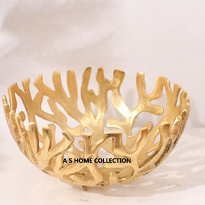 Recién lanzado, latón, acabado antiguo, decorativo, forma de asta de Metal, mango de diseño, utensilios de cocina, tazón para mezclar - Product Image 6