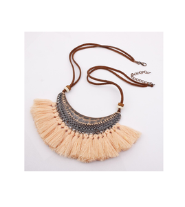 Collier rond Boho traditionnel couleur unique pour femmes et filles bijoux de mode les plus exigeants au meilleur prix - Product Image 6