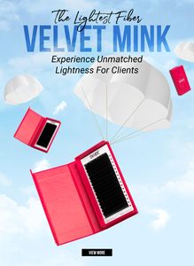 CharmLash lashes wholesale velvet <b>mink</b> premium <b>eyelash</b> <b>extensions</b> personalized lash packaging german PBT fiber 30-40% lighter - Product Image 3