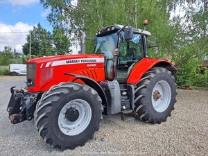 Tractor de Ruedas Massey Ferguson 6480 de 120HP, Maquinaria Agrícola con Cabina Cerrada para Trabajo de Campo - Product Image 4
