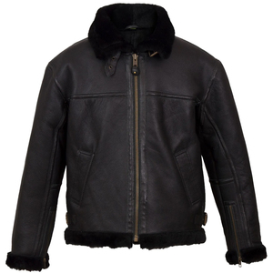 Nuevo estilo de moda Casual moda grande cálido chaqueta de cuero de felpa soporte bordado frontal diseño personalizado invierno ropa de hombre hecha - Product Image 1