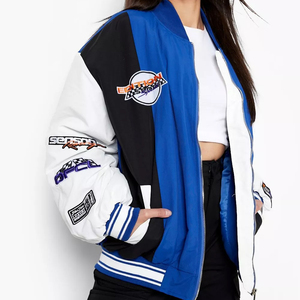 Veste universitaire unisexe, construction durable, coutures renforcées, design de poche à écusson personnalisé, broderie personnalisée, équipe scolaire - Product Image 1