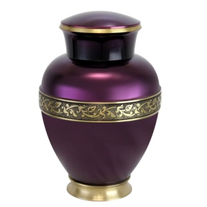 New Modern Three Band Adult Urn for Human Ashes Available on Beautiful Shades and Best Affordable Price Urn for <b>Funeral</b> <b>Supplies</b> - Product Image 4