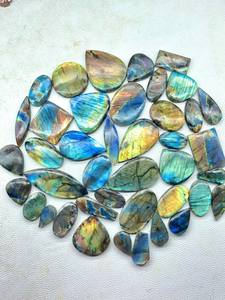 Cabochon de pierres précieuses Labradorite naturelle AAA + de qualité Labradorite Semi précieuse pierre libre Labradorite de haute qualité pour bijoux - Product Image 3