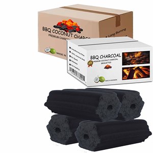 Indonésie Produit Exportation Prix Compétitif Fabriqué à la Machine 10Kg Biomasse Briquettes Acheteur en Europe BBQ Camp Coquille de Noix de Coco Charbon de Bois - Product Image 3