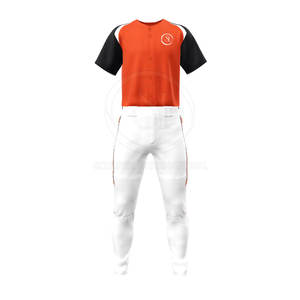 Uniformes de Béisbol de Secado Rápido al por Mayor, Conjuntos Transpirables, Ropa Cómoda y Elegante, 100% Poliéster, Diseño Personalizado - Product Image 4
