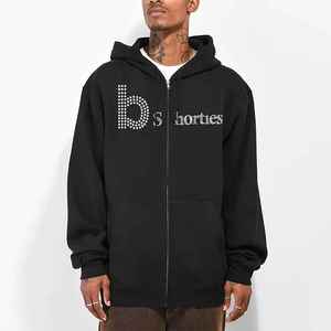 เสื้อฮู้ดมีซิปกันหนาวของผู้ชายผ้าเชอร์ปาบุผ้าหนาระบายอากาศได้ดีเป็นมิตรกับสิ่งแวดล้อมผ่าข้างปรับแต่งได้ - Product Image 6