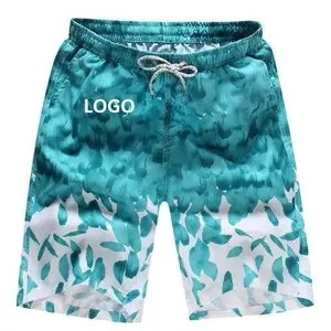 Individuelle Herren-Schwimmblümpfe Schwimmbraut für Herren Strand Surfshorts Bedruckt Herren-Schwimmblümpfe Futterband Sandbekleidung