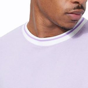 Camiseta corta de gran tamaño de 100% algodón con cuello redondo y hombros caídos Unisex, diseño liso, logotipo personalizado, OEM largo de alta calidad - Product Image 5