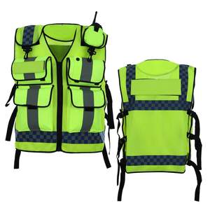 Gilet de sécurité au travail Haute visibilité Réfléchissant Vêtement industriel Gilet de sécurité fluorescent Bande réfléchissante Vêtement de travail industriel - Product Image 2