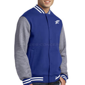 MOQ bajo Ropa al aire libre Chaqueta Letterman para hombres Ropa de moda Logotipo personalizado Chaqueta Letterman - Product Image 4