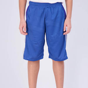 Short de basket-ball en maille de polyester pour hommes, avec logo personnalisé, vêtements de sport respirants de grande taille à bas prix - Product Image 2