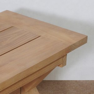 Banc extérieur moderne en teck pour banc de pique-nique pour la maison jardin extérieur Patio parc hôpital Application - Product Image 4