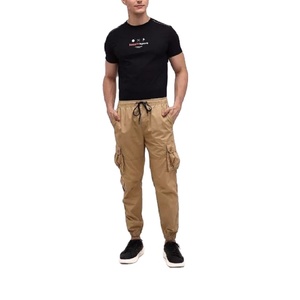 Pantalones Cargo Jogger de Lona de Cintura Alta para Hombre, Diseño Nuevo, Pantalones Deportivos Casuales Resistentes con Bolsillos - Product Image 2