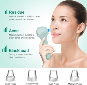 Không thấm nước có thể sạc lại bàn chải trên khuôn mặt với đầu Silicone và loại bỏ mụn đầu đen kit du lịch Kích thước xoay thiết bị cho nam giới và phụ nữ - Product Image 3