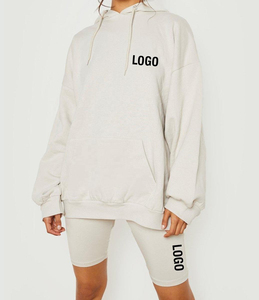 Ensemble de survêtements décontractés pour femmes grande taille personnalisés Sweat à capuche délavé au soleil Short zippé avec logo personnalisé imprimé au-dessus du genou - Product Image 1