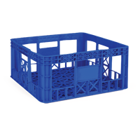 Caisses à lait en pulpe CPET moulée de qualité supérieure DPK47 40x40x18cm, usage industriel pour le stockage et le transport d'assiettes et de bols