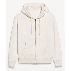 Sudadera con capucha personalizada con cremallera para hombre en estilo callejero hecha con material duradero para invierno teñido liso e impreso digitalmente - Product Image 4