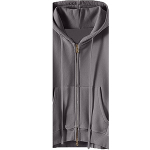 Robe pull en molleton 100% coton pour femme, personnalisée, hiver, écologique, respirante, coupe-vent, avec broderie en relief sur le devant - Product Image 3