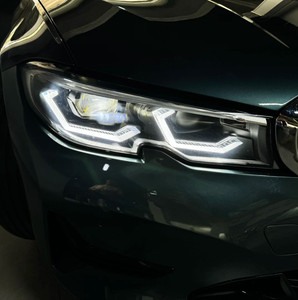 CCTC M3 OSS Ikon Smoke Spoon Laser Style <span class=keywords><strong>Dual</strong></span> Color LED koplampen voor BMW 3-serie G20 G28 M3 G80 M340i Rajiv 19-22 koplampen - Product Image 6