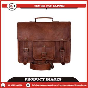 Bolso bandolera Vintage de lujo de cuero genuino Unisex más vendido, bandolera clásica resistente al agua extensible duradera para hombres - Product Image 6