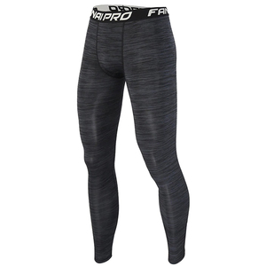 Diseño único, tus propios pantalones de yoga de gimnasio de compresión para correr de tela elástica de poliéster 100% para hombre - Product Image 5