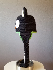 Custom Black Cat Crochet <b>Bonnet</b> Pattern for Adult Party or Outdoor Adventures Includes Beanie Tutorial - Product Image 4