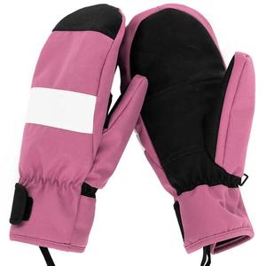 Guantes de esquí de invierno para hombre de alta calidad Cuero a prueba de viento e impermeable Mejor tarifa con costo razonable - Product Image 1