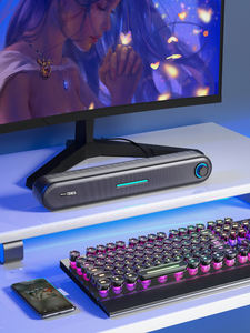 ซาวด์บาร์เกมขนาดเล็ก2.0ch สเตอริโอ AUX ไลน์อิน V5.3 BT USB TF ไฟ LED ระบบลำโพงโฮมเธียเตอร์ - Product Image 3