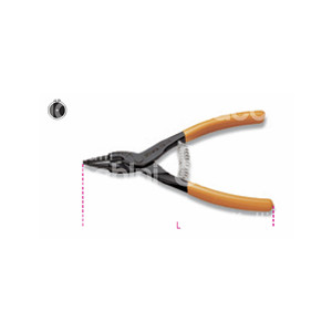 เบต้าจมูกตรงคีมศิลปะ1036สำหรับวงแหวนยืดหยุ่นสำหรับใช้ภายนอกที่มีด้ามจับเคลือบพีวีซี - Product Image 1