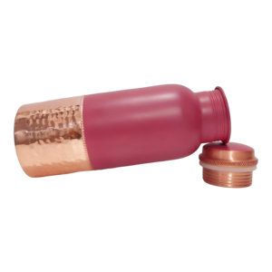 Unique Design Half Hammered <b>Drinking</b> <b>Copper</b> Water <b>Bottle</b> for Health Benefits in Low Price - Product Image 6