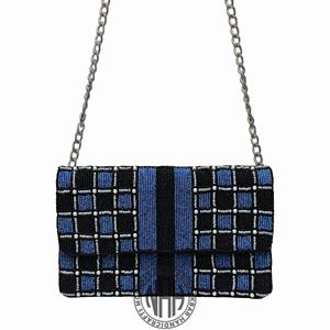 Sac à main perlé artistique avec chaîne Pochette de mode faite à la main Fabricant en gros Commandes à l'exportation - Product Image 2