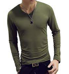 <b>Men's</b> T-Shirts 100% Bamboo Fiber Slim Fit Long Sleeve <b>Animal</b> Print Vintage Style Anti-Wrinkle High Quality Export Goods - Product Image 1