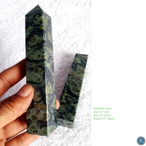 Nouveau lancé 2024 qualité supérieure Kambaba Jasper Point Tower Wand Wholesale Gemstone Obélisque pour la méditation et la paix en vrac - Product Image 1