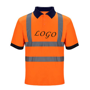 2025 Top Best Supplier Hi Vis Reflective Safety Workwear Polo Shirt Hombres Quick Dry Polo T Shirt Color azul - Product Image 6