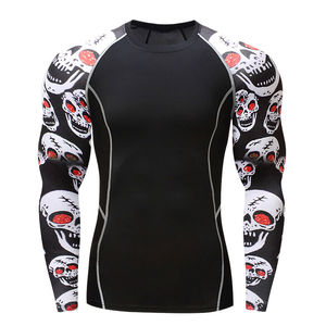 Imprimé personnalisé Sublimation imprimé Rash-guard Mma Rash-guard Bjj Offre Spéciale-Produits Jiu Jitsu Rash-guard - Product Image 1