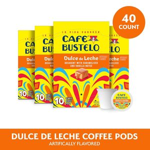 Café Bustelo Dulce de Leche con Sabor Artificial, Cápsulas de Café Individuales, 10 Unidades (Paquete de 6) - Product Image 2