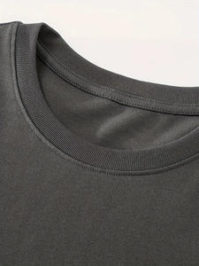 Venta al por mayor superventas 2024 camisetas de hombre patrón sólido 100% algodón Stock, ropa a granel, fardo de ropa mixta, ropa usada - Product Image 2