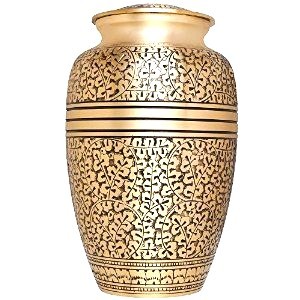 Urne funéraire en laiton pour cendres d'adultes, fabricant d'urnes commémoratives, fournisseur OEM - Product Image 5