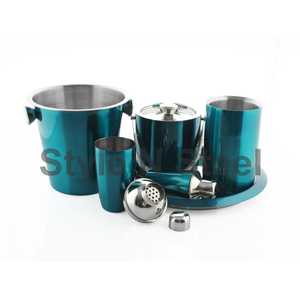 Premium 5-Piece <b>Bar</b> Set Stainless Steel with Classic Stylish Design and Matte Metal Material - Product Image 4