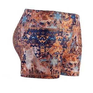 Shorts Deportivos de Cintura Alta para Mujer, Verano, Gimnasio, Ecológicos, Spandex/Poliéster, Corte Regular, Casual - Product Image 3