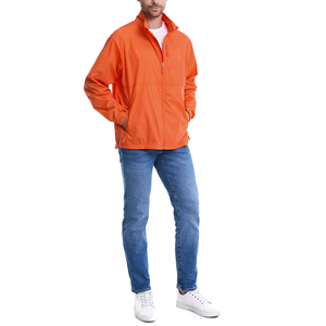 Men's Heavyweight Polyester Cotton <b>Varsity</b> Windproof <b>Jacket</b> <b>Plain</b> Dyed Sports <b>Jacket</b> for Men Spring Season - Product Image 6