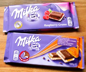 Hochwertige Miniatur berühmte Marke 100g Milka Daim Schokolade