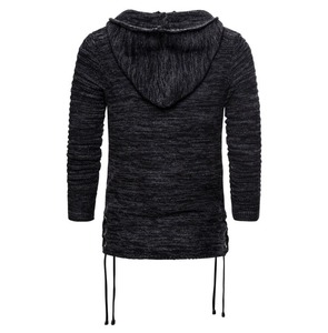 2024 nouveauté hommes poids lourd Vintage lavage imprimé Slim Fit sweat à capuche doublé Logo personnalisé longue chaîne grande taille ODM hiver - Product Image 3