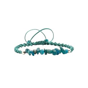 Pulsera de otoño minimalista para mujer Nays azul oscuro Querces joyería hecha a mano regalo de moda elegante uso diario accesorio de otoño - Product Image 4