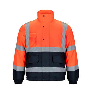 Vestes réfléchissantes pour hommes coupe-vent d'hiver haute visibilité vestes de sécurité chaudes réfléchissantes nouvelle veste - Product Image 1