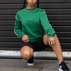 เสื้อฮู้ดและเสื้อสเวตเตอร์ลายกรดของผู้ชายเสื้อฮู้ดผ้าซักไหล่แนววินเทจ - Product Image 5