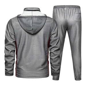 Survêtement pour hommes 100% coton, meilleure qualité, dernière conception, pas cher, fermeture éclair, Logo personnalisé, vêtements d'hiver décontractés, ensemble de survêtements pour hommes - Product Image 3